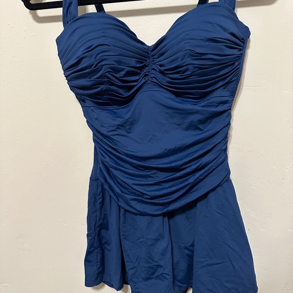 Bleu Rod Beattie Navy Swimsuit - Picture 1 of 5